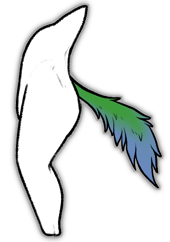 Canine Tail (Lycaon)